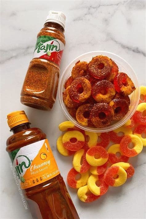 How to Make Vegan Gummies, Tajín & Chamoy Peach Rings