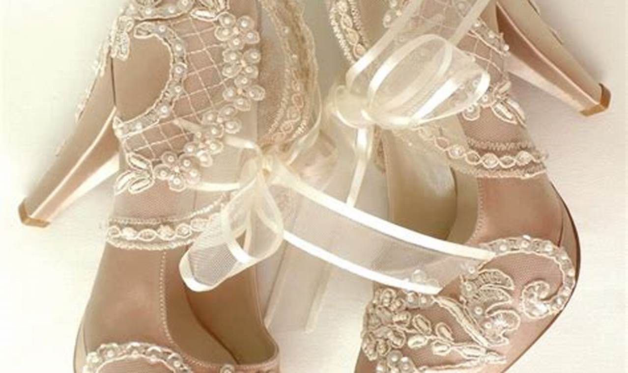 Sparkle in Champagne Wedding Shoes: A Timeless Elegance for Your Big Day