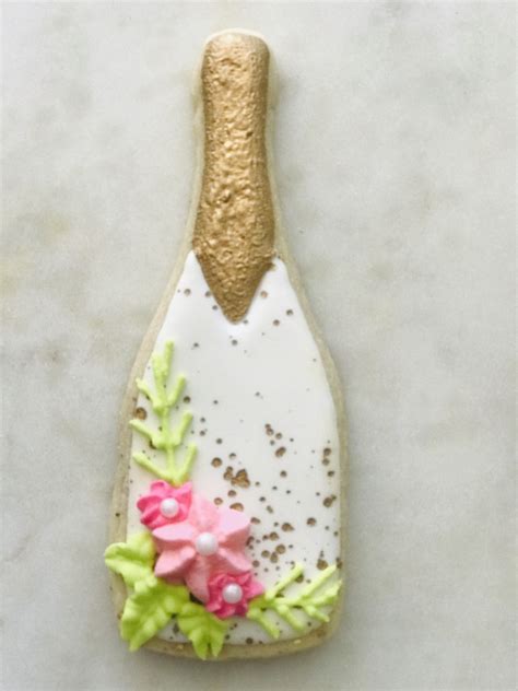 Champagne Bottle Cookie