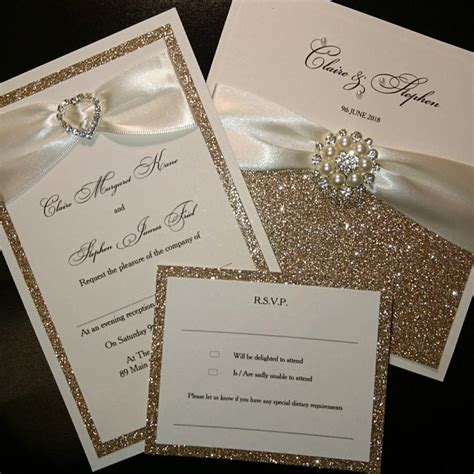 champagne color wedding invitations