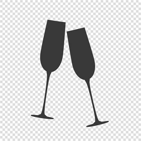 Champagne Glasses Logo