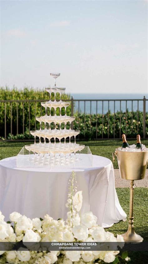 12+ Champagne Tower Wedding
