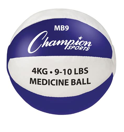 Champion Sports Rubber Medicine Ball, 1 Kilo FitsGeeks