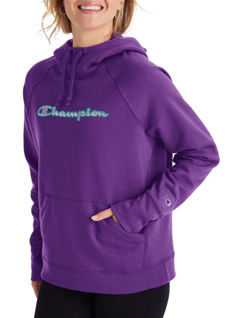 champion fleece pullover hoodie women's