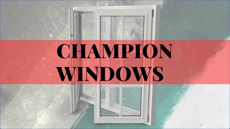 champion windows ratings