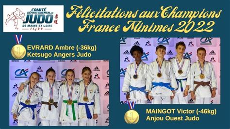 championnat de france de judo 2022 minimes