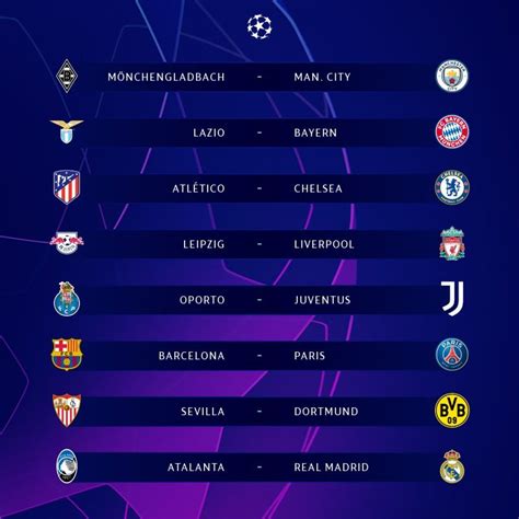 champions league 8 de final