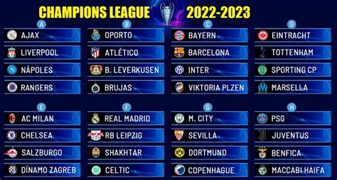 champions league fixture schedule 2023