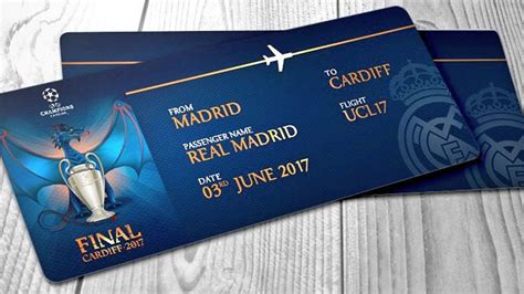 champions league real madrid football tickets
