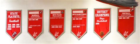 championship banners hanging