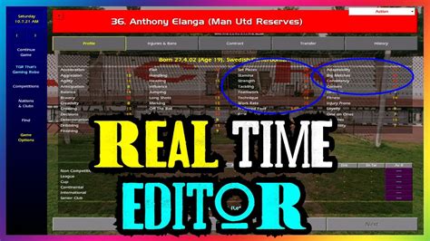 championship manager 01/02 real time editor