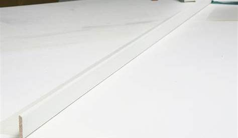 Champlat en pvc blanc 60 x 2 mm, L. 2,60 m Leroy Merlin