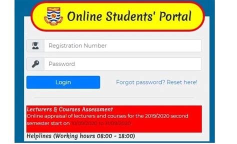 chancellor college student portal login