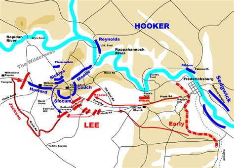 chancellorsville battle map