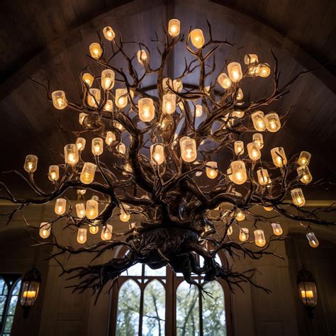 Chandelier Tree Decor