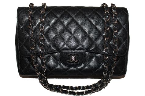 chanel black quilted handbags