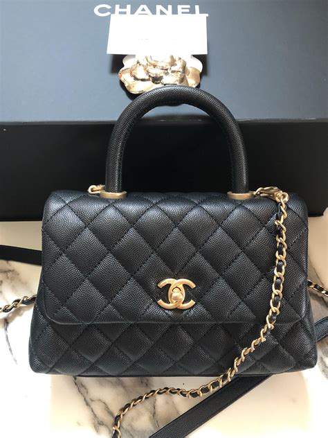 chanel coco bag with top handle