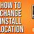 change download location for epic games