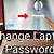 change laptop login password