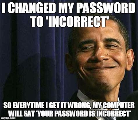 change password to incorrect your password is incorrect