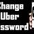 change uber password with phone number