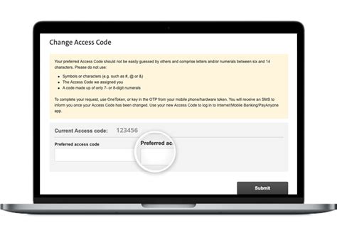change access code ing