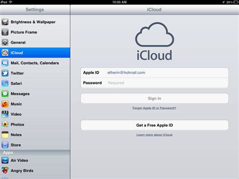 change apple id email on ipad