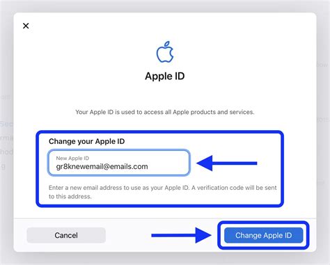 change apple id email on mac