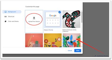 Change Background Picture Chrome