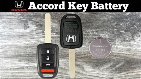 change battery in accord key fob