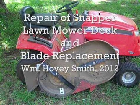 Change Blade On Snapper Mower