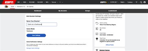 Change Bracket Name Espn