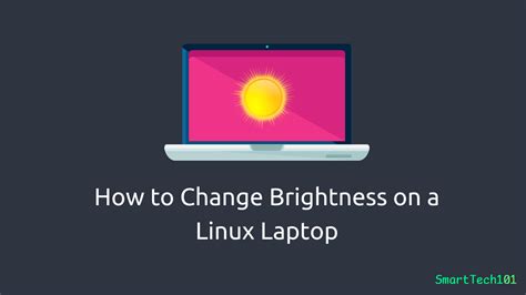change brightness linux