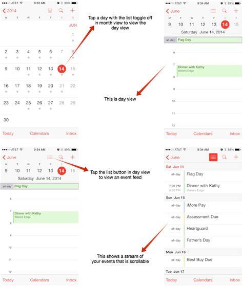 Change Calendar View On Iphone