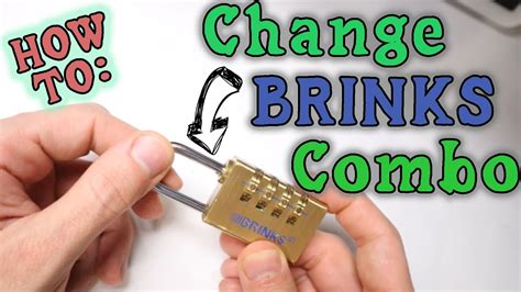 Change Code Brinks Combination Lock