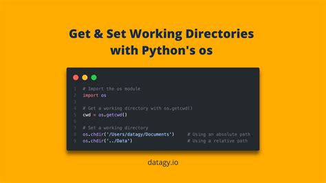 change current working directory python
