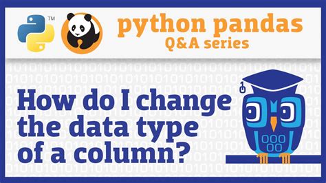 change data type pandas series