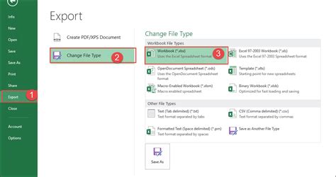 Change File Type To Excel