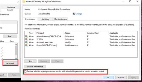 change folder permissions windows powershell
