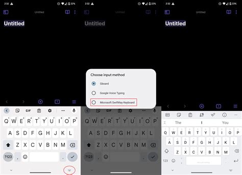 Change Keyboard Android 12