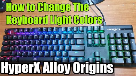 change keyboard light duration