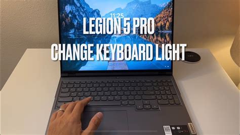 change keyboard lighting lenovo legion 5