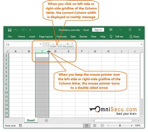 change line size in excel
