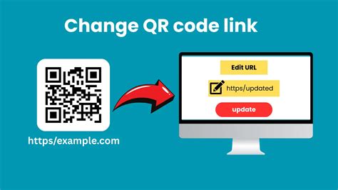 change link behind qr code