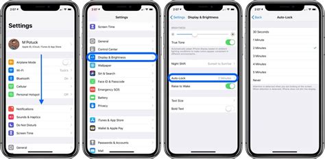 change lock screen time on ipad