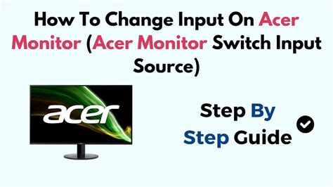 Change Monitor Input Source