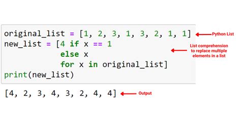 change multiple elements in list python