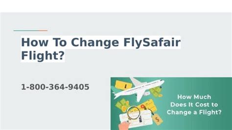 change my flysafair flight