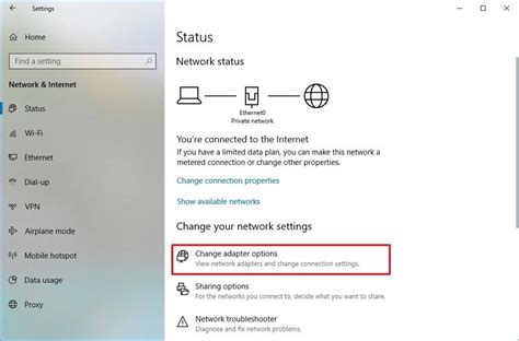 Change Network Adapter Settings In Registry