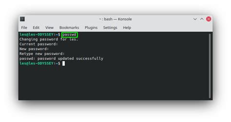 change oracle password in linux